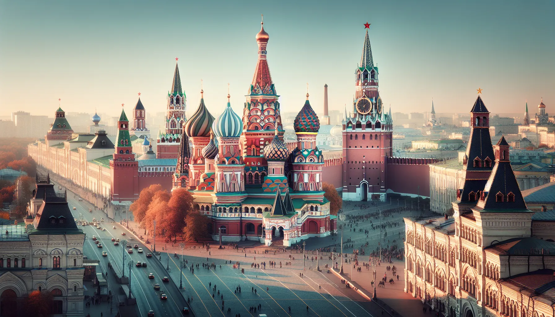 La place Rouge et ses monuments