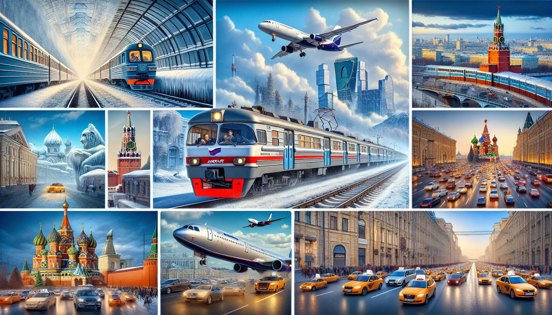 Les moyens de transports en Russie