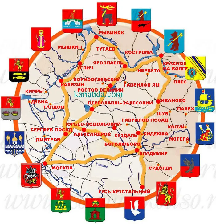 Églises à coupoles dorées de l'Anneau d'Or